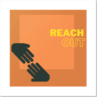 Don't Be Afraid to Reach Out | Mental Health Matters Posters and Art